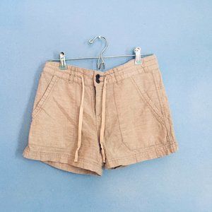 Patagonia Beige Creme Tan Linen Shorts